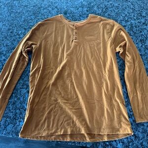 GAP Copper oversized Long Sleeve Shirt